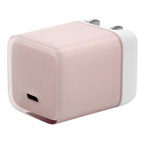 ラスタバナナ AC充電器 Type-C 20W クリアピンク RACC20W07PK