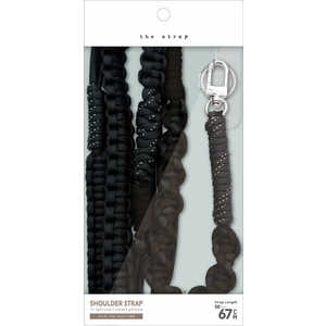ラスタバナナ the strap shoulder BK×DBK ブラック×ダークブラック RSST11BKDBK