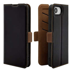 ���X�^�o�i�i iPhone 17e �P�[�X ���^�蒠 �T�C�h�}�O�l�b�g BK×BR �u���b�N×�u���E�� 9428IP6EBSMBKB