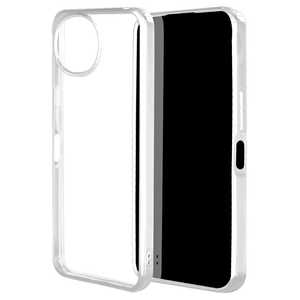 ラスタバナナ AQUOS Wish6 TPUケース メタルフレーム シルバー 9539AW6TPSV