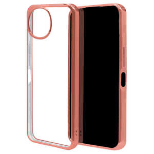 ラスタバナナ AQUOS Wish6 TPUケース メタルフレーム コーラルピンク 9541AW6TPCPK