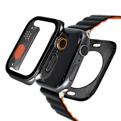 ラスタバナナ Apple Watch 42mm ULTRA style HYBRID CASE BK ブラック