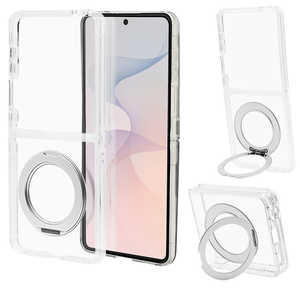 ラスタバナナ Galaxy Z Flip8 ZEROSAFE Circle 磁力充電対応 CL×SV ［背面ケース］ 9781GZFL8ZSCLSV