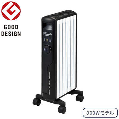 デロンギ マルチダイナミックヒーター -BK ［最大8畳］ ピュアホワイト