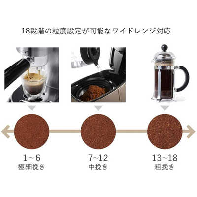 デロンギ コーヒーグラインダー ｢デディカ｣ KG521J-M の通販 | カテゴリ：日用品・化粧品・医薬品 | デロンギ 家電通販のコジマネット -  全品代引き手数料無料