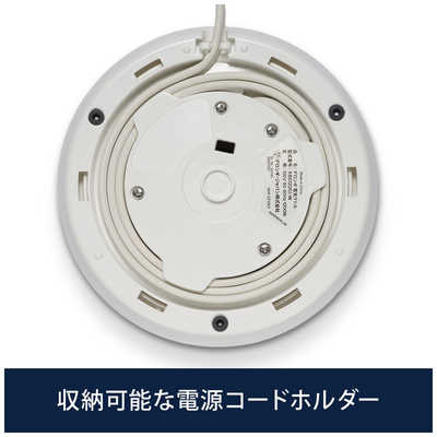 デロンギ 【アウトレット】Seta 電気ケトル ホワイト [0.8L] KBS1200J