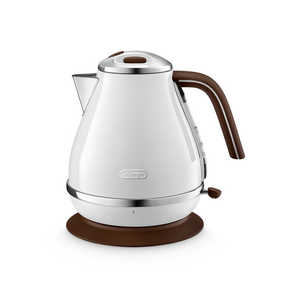 �f�����M Delonghi �A�C�R�i�E���B���e�[�W �d�C�P�g�� 1.0L �A���e�B�[�N�z���C�g KBOV1240J-WH