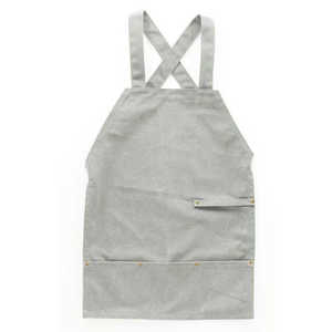 丸和貿易 キャンバスエプロン バッククロス 20oz グレー CANVASAPRON3 丸和貿易 キャンバスエプロン バッククロス 20oz グレー CANVASAPRON3