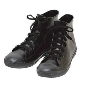 丸和貿易 オーセンティック ハイカットレインスニーカー S(23-24cm) ブラックxブラック HIRAINSNEAKERS 丸和貿易 オーセンティック ハイカットレインスニーカー S(23-24cm) ブラックxブラック HIRAINSNEAKERS