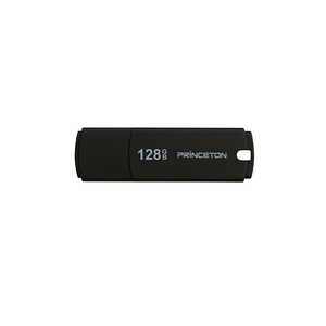 プリンストン キャップ付きUSBフラッシュメモリー ブラック [128GB/USB3.0/USB TypeA/キャップ式] PFU-XJF/128GBK