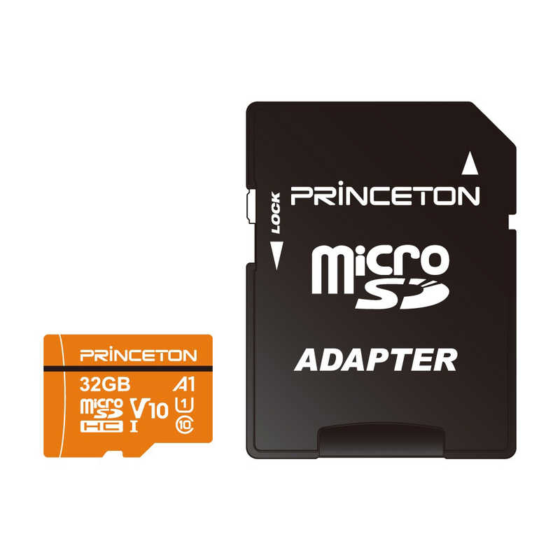プリンストン プリンストン microSDHCカード SDHC変換アダプタ付き (Class10対応/32GB) RPMSDA-32G RPMSDA-32G