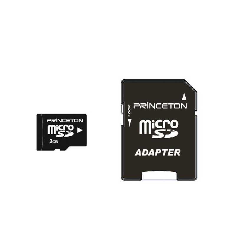 プリンストン プリンストン microSDカード SD変換アダプタ付き (2GB) RPMSD-2G RPMSD-2G