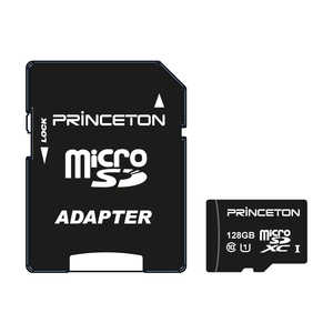 プリンストン microSDXCメモリーカード UHS-I/UHSスピードクラス1対応(SDXC変換アダプタ付き) (Class10対応/128GB) RPMSDU128G