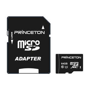 プリンストン microSDXCカード SDXC変換アダプタ付き (Class10対応/64GB) RPMSDU-64G