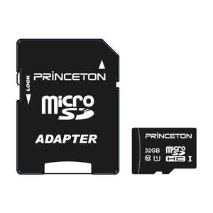 プリンストン microSDHCメモリーカード UHS-I/UHSスピードクラス1対応(SDHC変換アダプタ付き) (Class10対応/32GB) RPMSDU32G