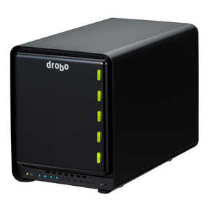 DROBO NASケｰス Drobo 5N2(Gold Edition) Ethernet(LAN)対応 PDR-5N2GLD[SSD 128GB搭載/3.5インチ/5台]