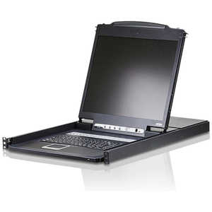 ATEN 19インチLCD一体型8ポｰトKVMドロワｰ ロングレｰルキット付属 CL1308NJJL/ATENX3