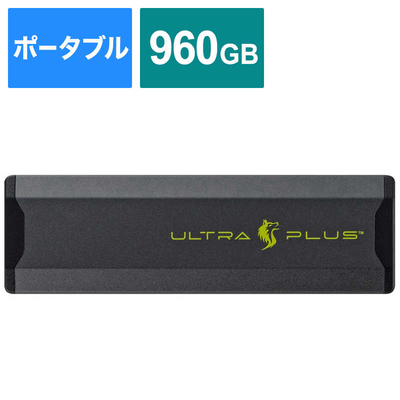 プリンストン プリンストン 外付けSSD ULTRAPLUS ゲーミング[ポータブル型/960GB] PHD-GS960GU PHD-GS960GU