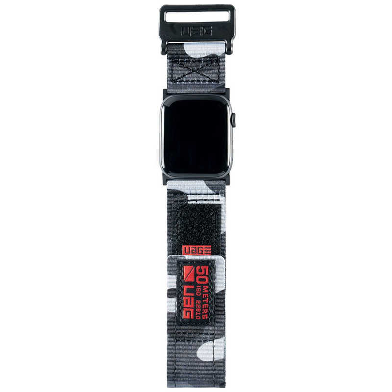 Uag Uag社製 Applewatchバンド 4442mm Activeシリｰズ Uag Awla Mc ミッドナイトカモ Africa Emergence19