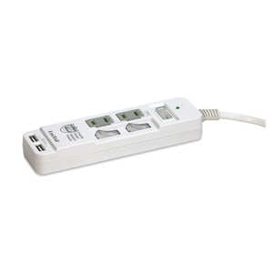 プリンストン 火災防止+USB給電機能付マルチタップ2 PPSR-UTAPS2 プリンストン 火災防止+USB給電機能付マルチタップ2 PPSR-UTAPS2
