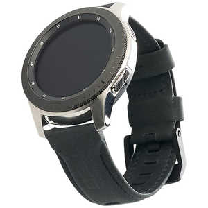 UAG UAG社製 Galaxy Watchバンド GalaxyWatch 46mm用 LEATHERシリｰズ UAG-RGWLL-BK(ブラック)
