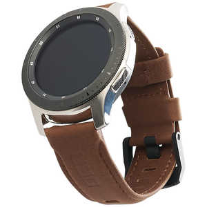 UAG UAG社製 Galaxy Watchバンド GalaxyWatch 46mm用 LEATHERシリｰズ(ブラウン) UAG-RGWLL-BR