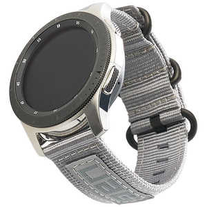 UAG UAG社製 Galaxy Watchバンド GalaxyWatch 46mm用 NATOシリｰズ(グレｰ) UAG-RGWLN-GR