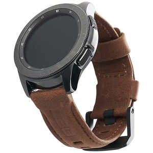 UAG UAG社製 Galaxy Watchバンド GalaxyWatch 42mm用 LEATHERシリｰズ(ブラウン) UAG-RGWSL-BR