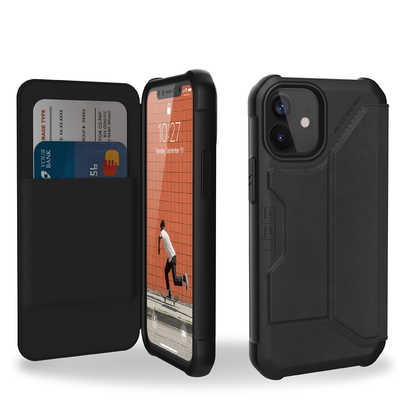 割引購入 UAG iPhone 12 mini (5.4) UAG METROPOLIS手帳型ケース ブラック その他