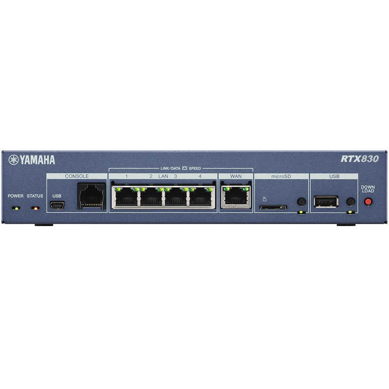 ヤマハ　YAMAHA ヤマハ　YAMAHA 有線ブロードバンドルーター 4ポート /Gigabit対応 RTX830YC RTX830YC