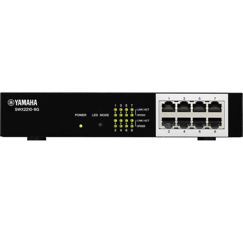 ヤマハ　YAMAHA ヤマハ　YAMAHA スイッチングハブ [8ポート /Giga対応] スマートL2スイッチ SWX2210-8GYC SWX2210-8GYC