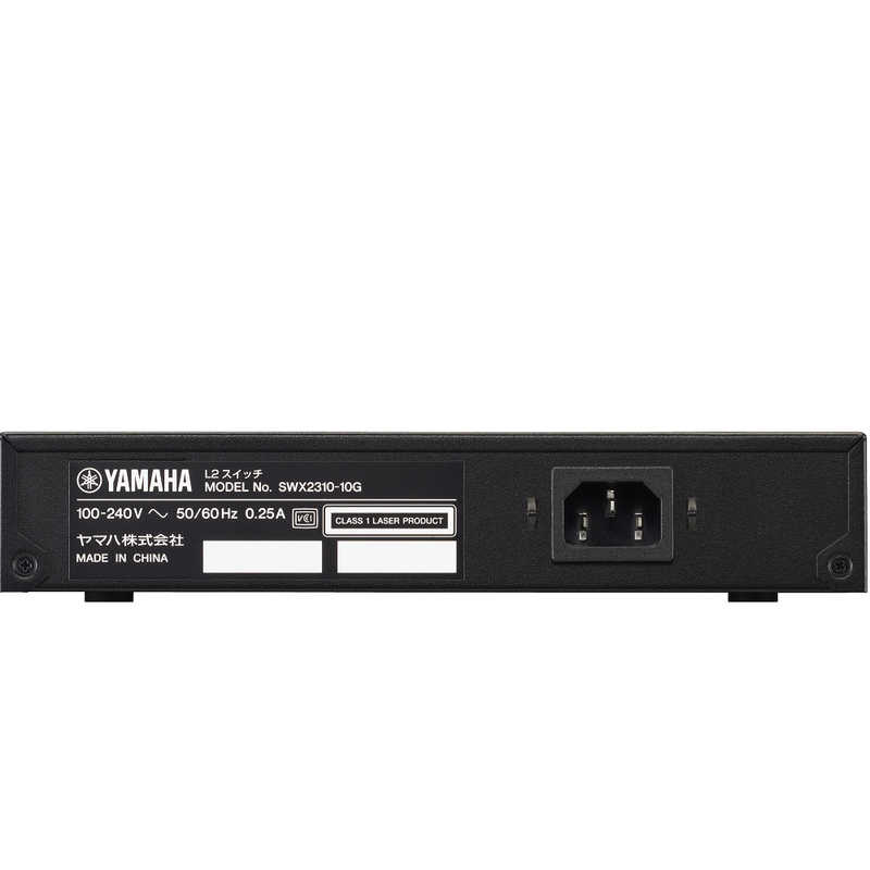ヤマハ　YAMAHA ヤマハ　YAMAHA スイッチングハブ ［8ポート /1Giga対応 /SFP /microSD /コンソール］ インテリジェントL2スイッチ SWX2310-10GYC SWX2310-10GYC
