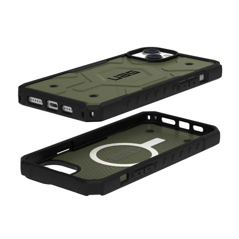 UAG UAG UAG製 MagSafe対応PATHFINDER オリーブ iPhone 14 Plus用 UAGIPH22LAMSOL UAGIPH22LAMSOL