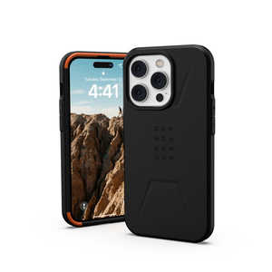 UAG MagSafe対応CIVILIAN ブラック iPhone 14 Pro用 UAGIPH22MBCMSBK