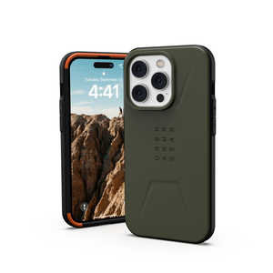 UAG MagSafe対応CIVILIAN オリーブ iPhone 14 Pro用 UAGIPH22MBCMSOL