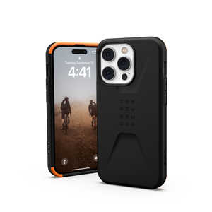 UAG CIVILIAN ブラック iPhone 14 Pro用 UAGIPH22MBCBK