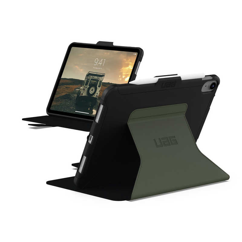 UAG UAG 10.9インチ iPad(第10世代)用 SCOUT FOLIOケース ブラック/オリーブ UAG-IPD10SF-BK/OL UAG-IPD10SF-BK/OL