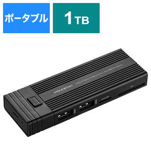 プリンストン 4in1 カードリーダー機能付M.2 1TB内蔵SSD PRD-PS1000U