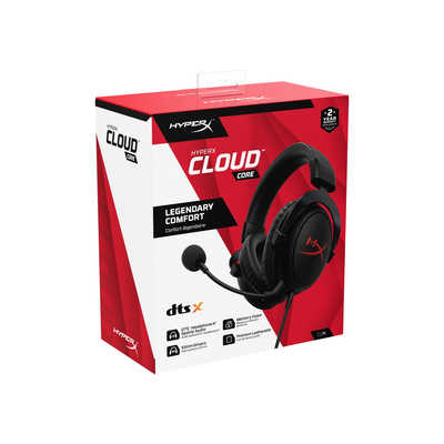 HyperX Cloud Core 4P4F2AA-DTS ゲーミングヘッド HYPERX HyperX Cloud Core ＋ 7.1 ［両耳 /ヘッドバンドタイプ