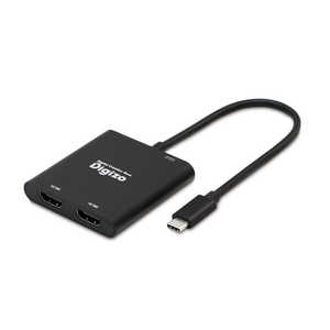 プリンストン HDMI 4K×2ポート出力可能 Type-C変換アダプター PUD-PDC1H2 プリンストン HDMI 4K×2ポート出力可能 Type-C変換アダプター PUD-PDC1H2