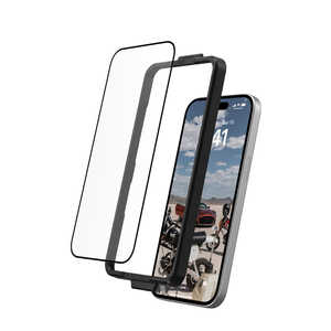 UAG iPhone2023 6.1inch 2眼 ガラスフィルム Glass Shield Plus クリア UAG-IPH23MB-SPPLS