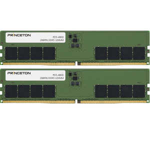 �v�����X�g�� ���ݗp������ �f�X�N�g�b�vPC�p DDR5-4800 UDIMM[DIMM DDR5 /32GB /2��] PD5-4800-32GX2