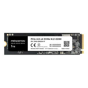 プリンストン 内蔵SSD PCI-Express接続 ［1TB / M.2］ PHD-ISM2G4-1T