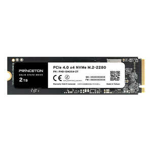プリンストン 内蔵SSD PCI-Express接続 ［2TB / M.2］ PHD-ISM2G4-2T