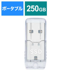 プリンストン 外付けSSD USB-A 接続 PC・TV 両対応、PS5 対応( Chrome/ Mac/ Windows11/10 対応) ［250GB /ポータブル型］ PHD-USSD-250G