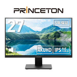 ץ󥹥ȥ ˥ 27 IPSѥͥ HDMIx2 DisplayPortx1 ԡ¢ ֥å4K(38402160)/磻ɡ PTF-H271U-BK