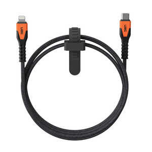 UAG KEVLAR CORE USB-C TO LIGHTING POWER CABLE(ブラック/オレンジ) UAG-CBL-CL-BK/OR