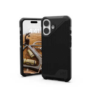 UAG iPhone 16 耐衝撃ケース MAGSAGE対応 METROPOLIS LT ケブラーブラック UAG-IPH24MB-FLTM-KB UAG iPhone 16 耐衝撃ケース MAGSAGE対応 METROPOLIS LT ケブラーブラック UAG-IPH24MB-FLTM-KB