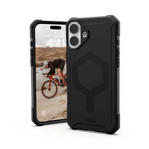 UAG iPhone 16 Plus 耐衝撃ケース MAGSAFE対応 ESSENTIAL ARMOR ブラック UAG-IPH24LB-EMS-BK