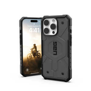 UAG iPhone 16 Pro 耐衝撃ケース MAGSAFE対応 PATHFINDER シルバー UAG-IPH24MA-MS-SV